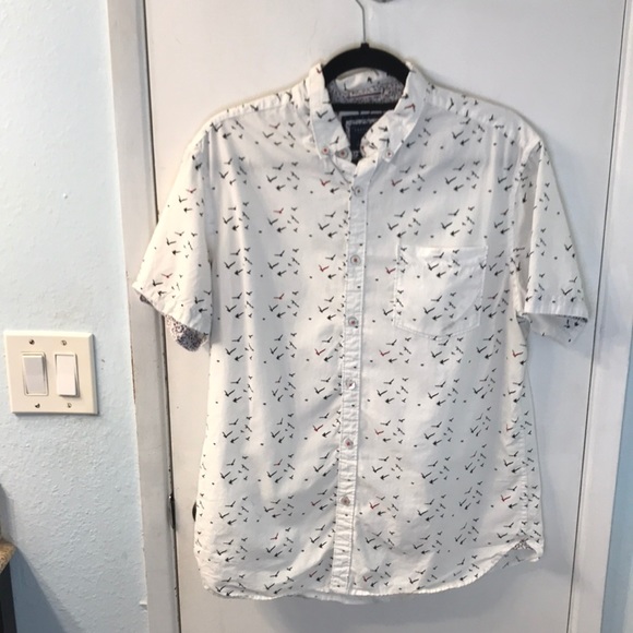 Ricky Singh Bird Print Slim Fit Shirt 